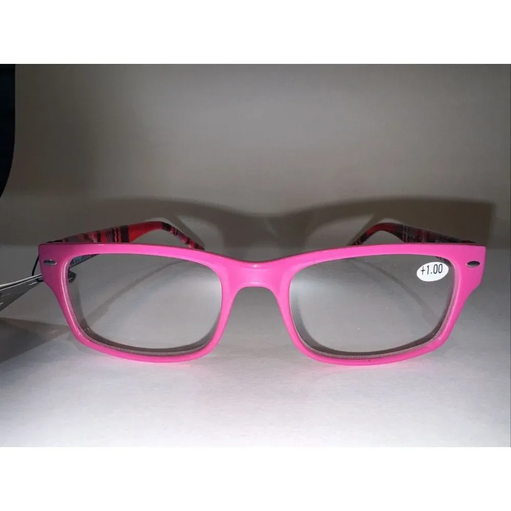 2-Magnifying Glasses for Reading High Magnification +1.00 Power Magnifier Reader